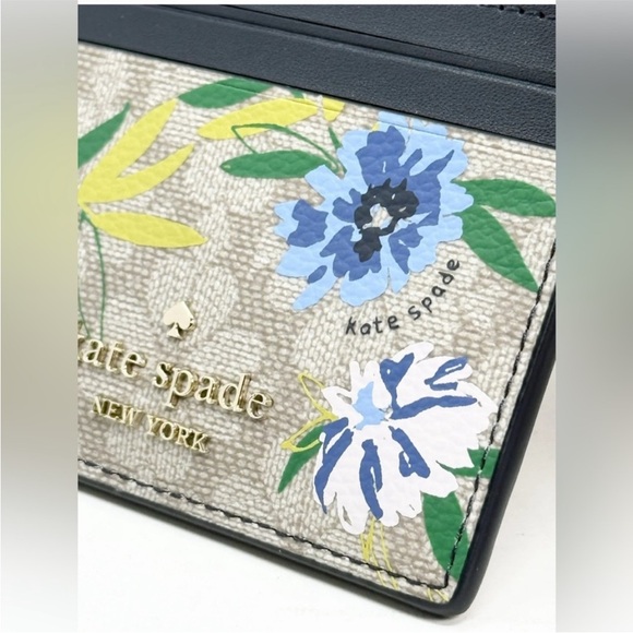 Kate Spade New York Payton Colorblock Dome Crossbody & Floral Card Holder Set - Picture 6 of 8